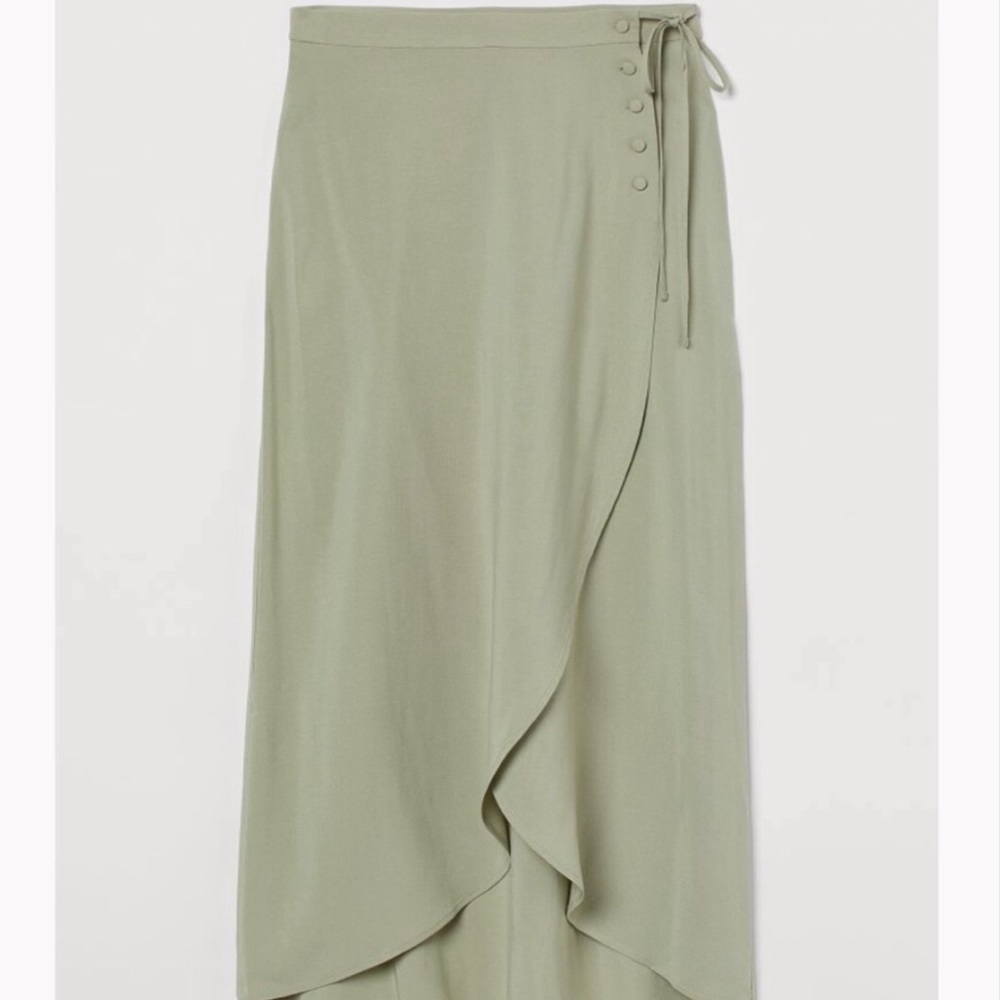 H&M Midi Wrap Skirt